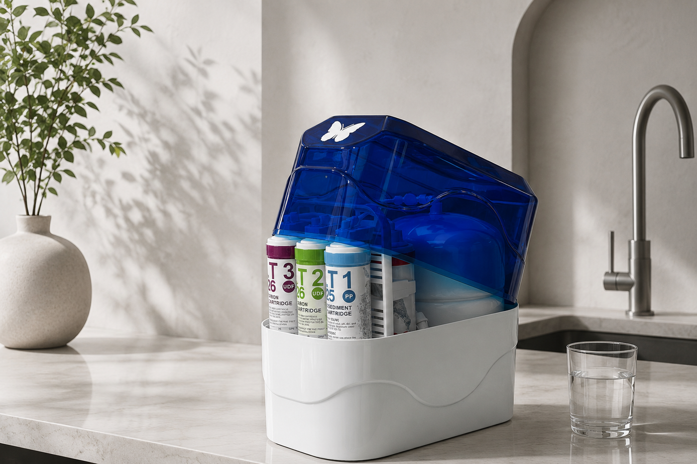 Rebla Water filtration system in a modern home