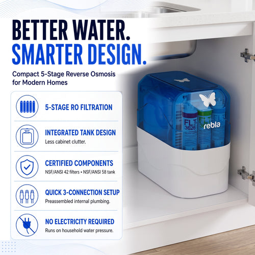 Rebla Water 100 GPD Reverse Osmosis System