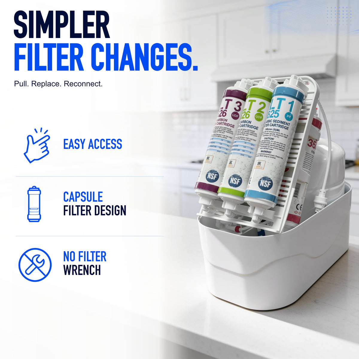Rebla Water 100 GPD Reverse Osmosis System